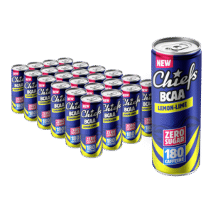Chiefs BCAA Performance Drink Citron Vert 🍋 - Pack 24 x 330ml - Boisson énergie & récupération sans sucre