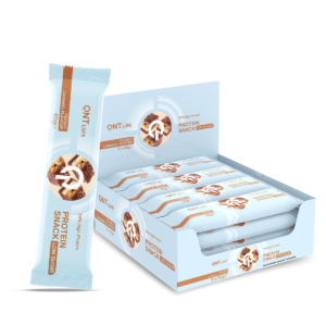 Barres protéinées QNT Snack Caramel Peanut 🥜 - 20g protéines, 2,4g sucre - Pack 12