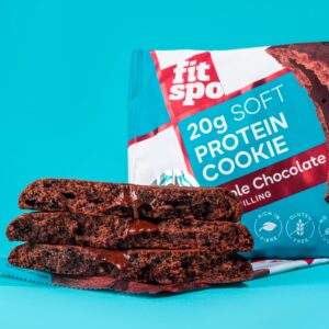 Cookies protéinés FitSpo Triple Chocolate 🍫 - 20g protéines, base avoine - 70g